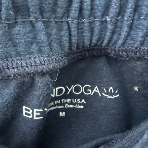 Beyond Yoga Womens Pull On Jogger Sweatpants Navy Blue Size Medium Athleisure - Picture 3 of 6
